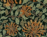 moda fabrics(_Et@ubNX)William Morris EBAX V[`On<br>Honeysuckle(nj[TbN)BLACK(fB[vbhbN)8362-12