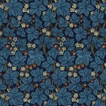 moda fabrics(_Et@ubNX)William Morris EBAX V[`On<br>BRAMBLEiuujWOAD EHEh 8375-14