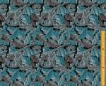 moda fabrics(_Et@ubNX)William Morris EBAX V[`On<br>Acanthus(AJTX)BLACK-BLUE(ubNEu[)8144-43