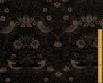 moda fabrics(_Et@ubNX)William Morris EBAX V[`On<br>Strawberry Thief(Xgx[XB[t)D_BLACK(ubN)8176-45