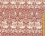 moda fabrics(モダ・ファブリックス)William Morris ウィリアムモリス オックス生地<br>＜Brother Rabbit＞(ブラザーラビット)＜FADED RED(フェイデッドレッド)＞8211-25T