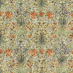 moda fabrics(モダ・ファブリックス)William Morris ウィリアムモリス シーチング生地<br>＜HYACINTH 1900-1912＞（ヒヤシンス）SAGEセージ 33496-12