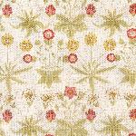 moda fabrics(モダ・ファブリックス)William Morris ウィリアムモリス シーチング生地<br>＜DAISY 1865-1875＞（デイジー）PORCELAINポーセリン 33493-11