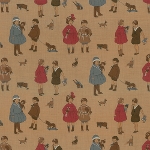 French General フレンチジェネラル シーチング生地<BR>＜Odile＞(オディール)OYSTER moda fabrics(モダ・ファブリックス)〜Petite Odile〜13610-12