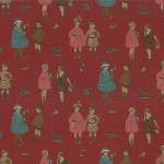 French General フレンチジェネラル シーチング生地<BR>＜Odile＞(オディール)FADED RED moda fabrics(モダ・ファブリックス)〜Petite Odile〜13610-11