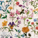 LIBERTYリバティプリント 国産タナローン生地【2021AW】<br>＜Linen Garden＞(リネンガーデン)【スノーピンク・地色ピンク】3631241-21A