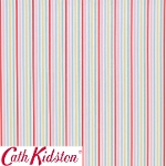 Cath Kidston キャスキッドソン 生地 コットンファブリック<br>＜Mid Stripe Candy＞(ミッドストライプ キャンディ)MID-STRIPE-CANDY
