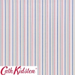 Cath Kidston キャスキッドソン 生地 コットンファブリック<br>＜Mid Stripe Chalk＞(ミッドストライプ チョーク)MID-STRIPE-CHALK