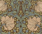 moda fabrics(モダ・ファブリックス)William Morris ウィリアムモリス シーチング生地<br>＜Pimpernel＞(ピンパネル)＜BROWN(ブラウン)＞8365-16
