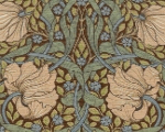 moda fabrics(_Et@ubNX)William Morris EBAX V[`On<br>Pimpernel(spl)BROWN(uE)8365-16