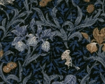 moda fabrics(モダ・ファブリックス)William Morris ウィリアムモリス シーチング生地<br>＜Iris＞(アイリス)＜INDIGO(インディゴ)＞8360-12