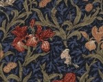 moda fabrics(モダ・ファブリックス)William Morris ウィリアムモリス シーチング生地<br>＜Iris＞(アイリス)＜INDIGO(インディゴ)＞8360-13