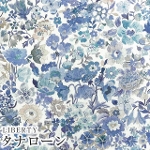 LIBERTYリバティプリント　国産タナローン生地<br>＜Classic Meadow＞(クラシックメドウ)【ホワイト地/パープル】3632219-J22C《2022AW THE HOUSE OF LIBERTY》