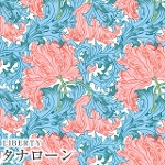 LIBERTYリバティプリント　国産タナローン生地<br>＜Laura's Reverie＞(ローラズレヴェリー)【ホワイト地/ピンク】3632203-22A《2022AW THE HOUSE OF LIBERTY》