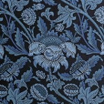 moda fabrics(_Et@ubNX)William Morris EBAX V[`On<br>WEYiEFCjKELMSCOTT BLUE PXRbgu[ 8370-15