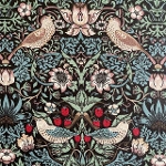 moda fabrics(_Et@ubNX)William Morris EBAX V[`O~l[gn<br>Strawberry Thief(Xgx[XB[t)D_EMERALD(Gh)LAMI-8176-57