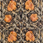 yBEST OF MORRISLeBOzmoda fabrics(_Et@ubNX)William Morris EBAX V[`OLeBOn<br>Pimpernel(spl)BLACK(ubN)8365-11Q