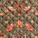 yBEST OF MORRISLeBOzmoda fabrics(_Et@ubNX)William Morris EBAX V[`OLeBOn<br>Strawberry Thief(Xgx[XB[t)D_PINE(pC)33490-19Q