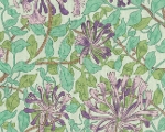 moda fabrics(_Et@ubNX)William Morris EBAX V[`On<br>Honeysuckle(nj[TbN)GRASS LAVENDER OXx_[ 8362-66