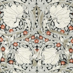 V&A William Morris �E�B���A�������X �I�b�N�X���n<br>��Pimpernel��(�s���p�l��)VA10035S-E