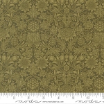 moda fabrics(���_�E�t�@�u���b�N�X)William Morris �E�B���A�������X �V�[�`���O���n<br>��Sunflower Damask���i�T���t�����[�E�_�}�X�N�j�_�[�N�O���[�� �yMorris Muse�z13386-12