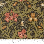 moda fabrics(���_�E�t�@�u���b�N�X)William Morris �E�B���A�������X �V�[�`���O���n<br>��Iris Florals Birds���i�A�C���X�E�t���[�����E�o�[�Y�j�u���b�N �yMorris Muse�z13380-15