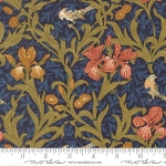moda fabrics(���_�E�t�@�u���b�N�X)William Morris �E�B���A�������X �V�[�`���O���n<br>��Iris Florals Birds���i�A�C���X�E�t���[�����E�o�[�Y�j�l�C�r�[ �yMorris Muse�z13380-14