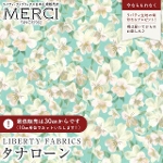 LIBERTY FABRICS ���o�e�B�v�����g �C�^���A���I�[�K�j�b�N�^�i���[�����n<br>��Somerset Pansy��(�T�}�Z�b�g�E�p���W�[)�y�I�t�z���C�g�~�~���g�O���[���n�z157J75907-26DU