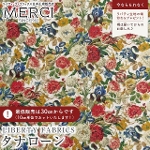 LIBERTY FABRICS ���o�e�B�v�����g �C�^���A���I�[�K�j�b�N�^�i���[�����n<br>��Brodsworth Bouquet��(�u���b�Y���[�X�E�u�[�P)�y���b�h�~�I�t�z���C�g�z157J75903-26DU