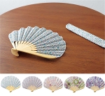 LIBERTY FABRICS ���o�e�B�v�����g���g�����V�F���^��q(�X���[���X�U���i�E�t�H���X�g�E�F�[�u)ShellFoldingFan